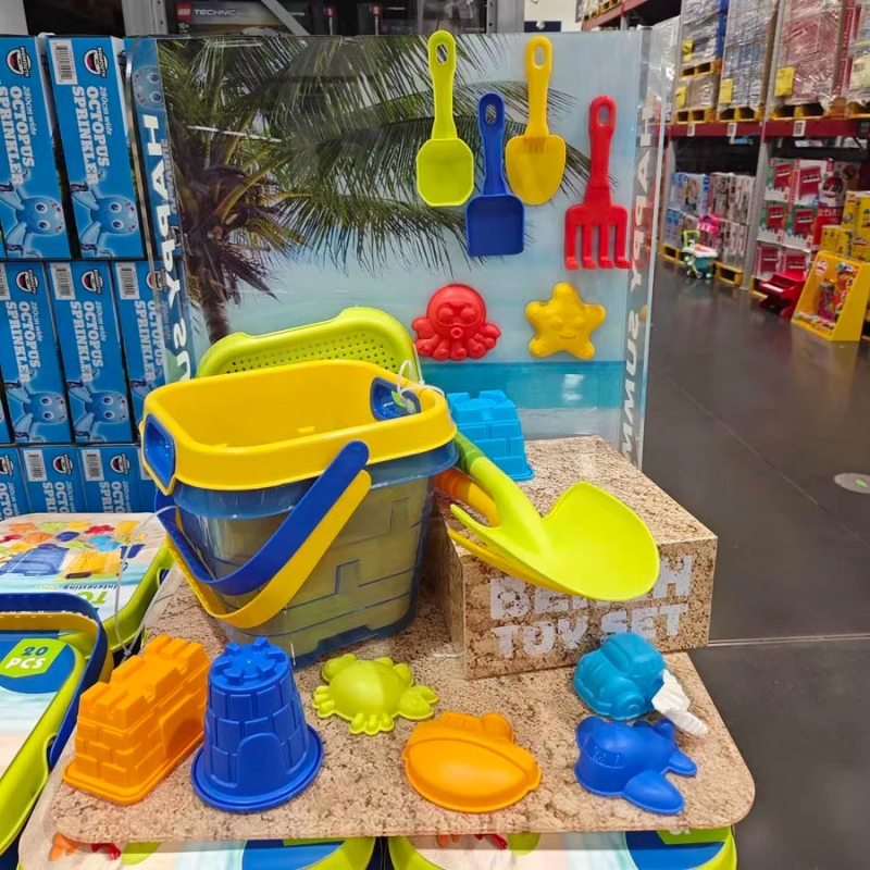 ABS plažna igračka – set alata za igru s pijeskom i vodom za djecu 4–6 godina