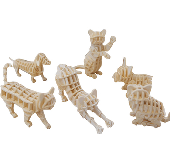 ENO 3D puzzle: papirnati model mačke, DIY-friendly za roditeljsko-dječju igru, Kraft kutija, uzrast 7–14 godina
