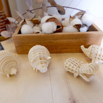 ENO 3D puzzle: papirnati model mačke, DIY-friendly za roditeljsko-dječju igru, Kraft kutija, uzrast 7–14 godina