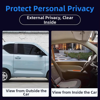Dirk PET auto stakla film, samoljepljiv, moderan jednostavan stil, jednobojni film za prednje staklo s privatnošću