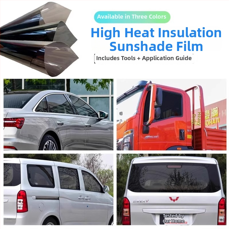 Dirk PET auto stakla film, samoljepljiv, moderan jednostavan stil, jednobojni film za prednje staklo s privatnošću