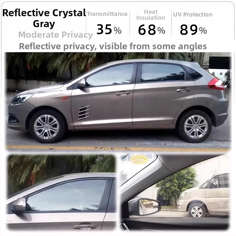 Dirk PET auto stakla film, samoljepljiv, moderan jednostavan stil, jednobojni film za prednje staklo s privatnošću