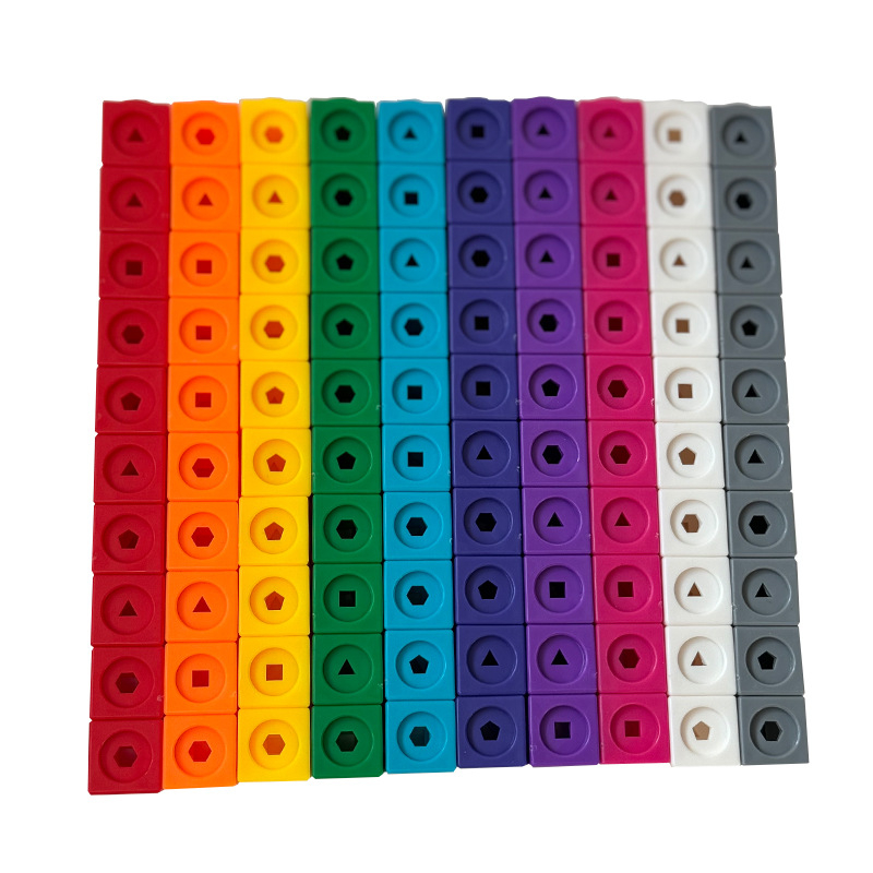 Čarobni kvadrat slagalice blokovi – DIY, plastika, za djecu 4–6 godina, paket 100 komada