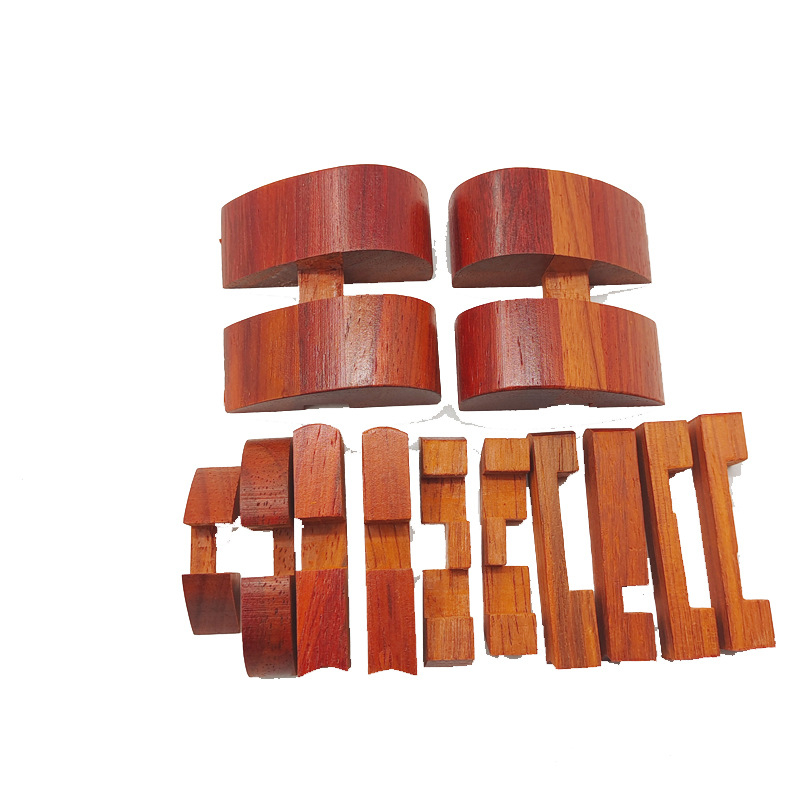 Σετ Kong Ming/Luban Lock – Ξύλινο Puzzle Παιχνίδι, Συσκευασία blister, Προσαρμογή δειγμάτων, Ηλικίες 7–14