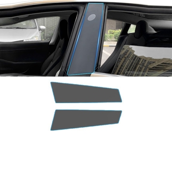 Tesla Model 3/Y TPU защитен филм за централна колона – B-колона против надраскване, 1-годишна гаранция