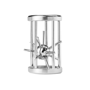 Πάζλ Kongming Lock / Lu Ban Lock – Πάζλ με άνοιγμα δακτυλίου, από κράμα, για ηλικίες 7–14 ετών, εξάσκηση υπομονής και ανάπτυξη γνωστικών ικανοτήτων