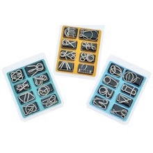 Kongming/Luban lock παζλ, πλαστικό, κατάλληλο για DIY, 7–14 ετών