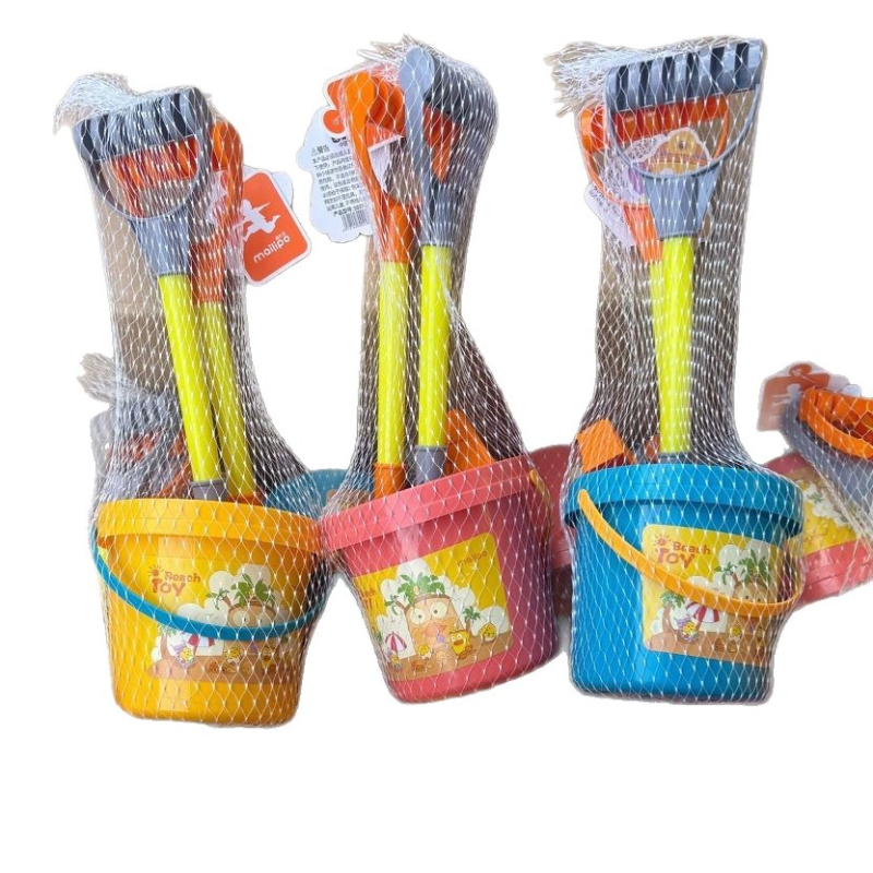 Plastični set igračaka za plažu s kantom za grad i lopaticom za djecu 4–6 godina