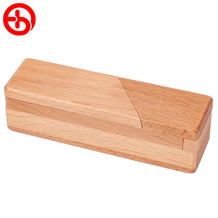 Ξύλινο κουτί-παζλ Kong Ming/Luban Lock — παζλ για ξεκλείδωμα, εκπαιδευτικό παιχνίδι για ηλικίες 7–14 ετών