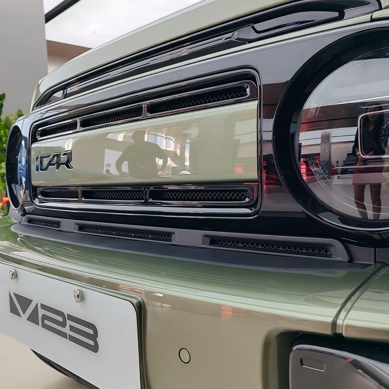 Zaštitni poklop za ulaz zraka za Chery iCAR V23 s integriranom mrežom protiv insekata i mrežom protiv kamenja, ABS materijal