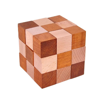 Ξύλινο παζλ-κλειδί Kong Ming/Luban lock – Lotus wood, ανάπτυξη χωρικής σκέψης, Leyousuosi, κατάλληλο για 7–14 ετών, DIY παραμετροποίηση