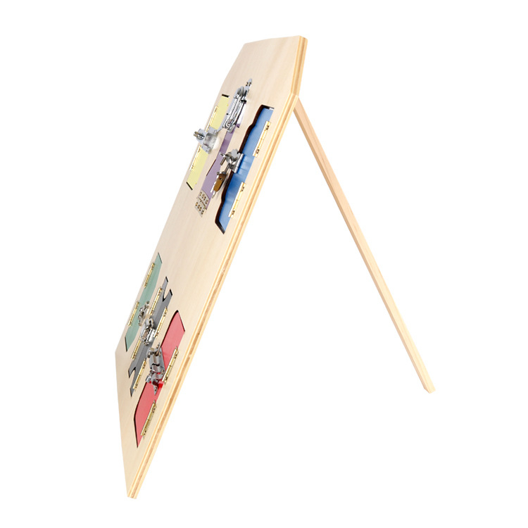 Montessori πλακέτα ξεκλειδώματος — ξύλινο υλικό, εκμάθηση ξεκλειδώματος, μάρκα Hinbei, κατάλληλο για παιδιά 4–6 ετών, προδιαγραφές 23