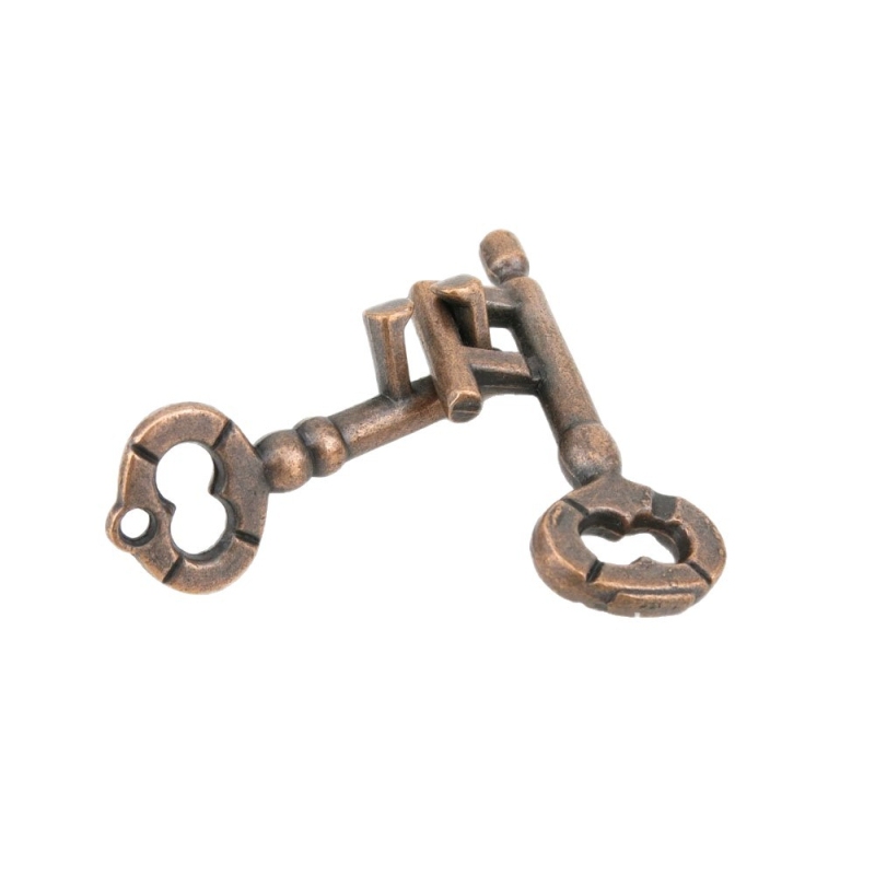 Puzzle zámok Kong Ming/Luban — zliatinový materiál, vysoká obtiažnosť, DIY možné, od 14 rokov