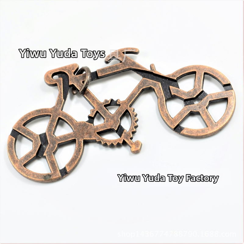 Puzzle zámok Kong Ming/Luban — zliatinový materiál, vysoká obtiažnosť, DIY možné, od 14 rokov