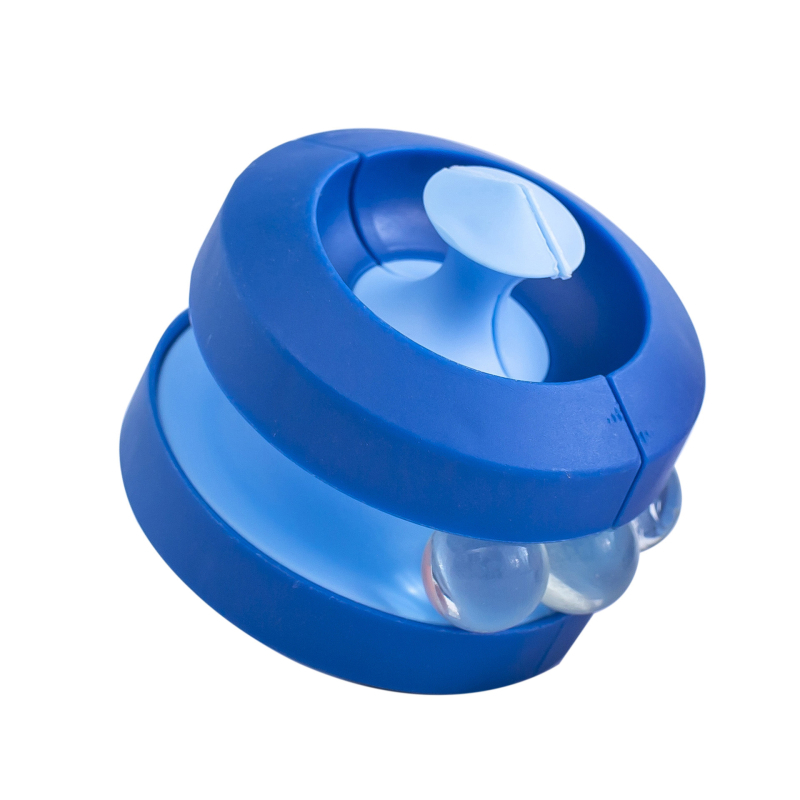 Plastični prstni gyro-puzle s dráhovom kuglom – inteligentna lopta, DIY, 14+