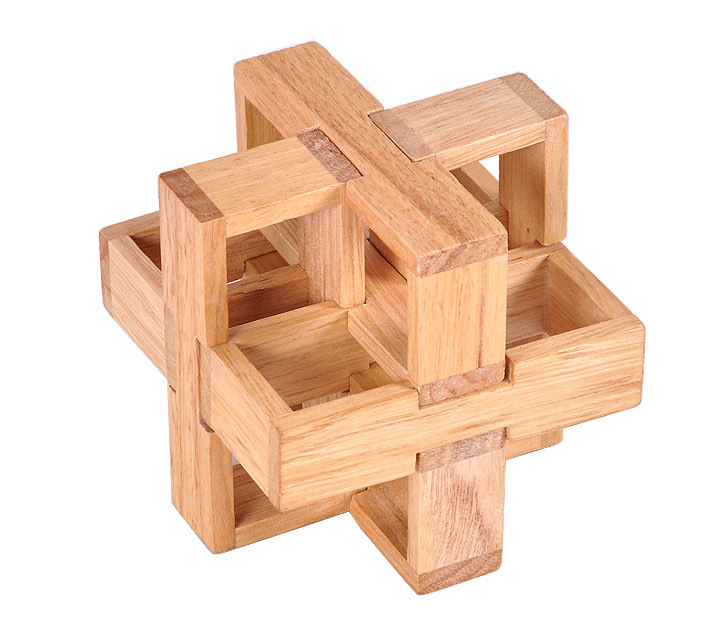 Drveni Kong Ming Lock i Luban Lock puzzle za odrasle – drveni blokovi za razvoj prostornog razmišljanja