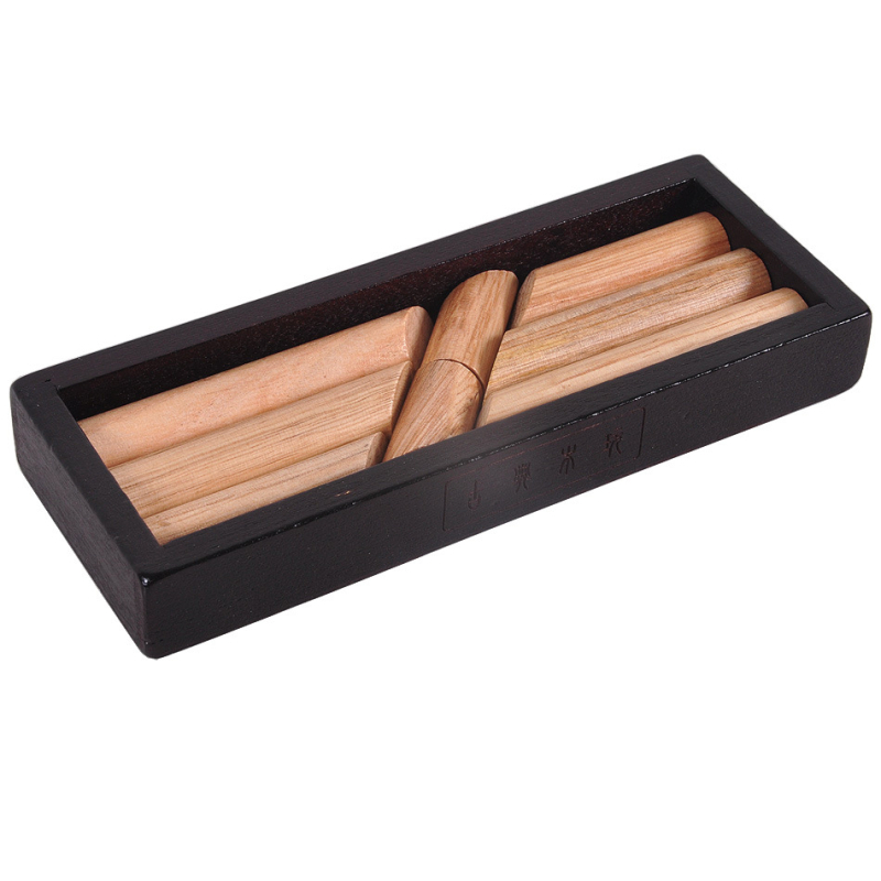 Kong Ming lock/Luban lock fa rejtvény a térbeli gondolkodás fejlesztésére (Anyag: Fa; Funkció: Térbeli gondolkodás fejlesztése; Kategória: Kong Ming lock/Luban lock)