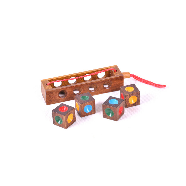 Drveni Kong Ming/Luban Lock puzzle za prostornu razmišljanje — DIY prilagodljiva igračka za uzrast 7-14 godina