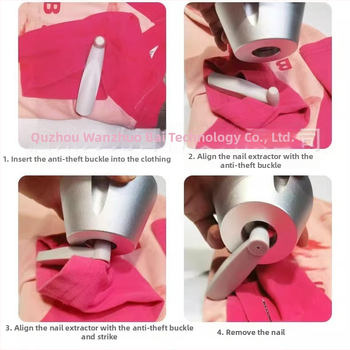 Magnetický nástroj na odblokovanie antikráde etikiet – model D048, konštrukcia z hliníkovej zliatiny + magnet; vhodné pre supermarkety a obchody s odevmi