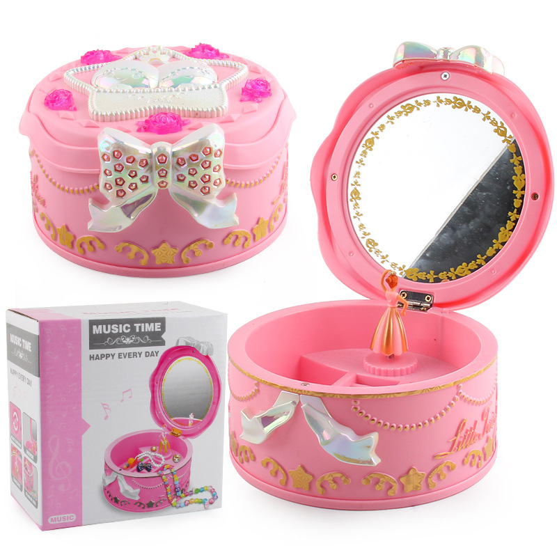 Zenei doboz: forgó balett-dizájn, modern minimalista stílus, műanyag konstrukció, 0,5 kg, nyomtatási folyamat