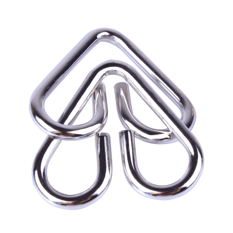 Puzzle od devet lanaca – metalni edukativni zagonetka, DIY-prijateljski, otključavanje, težina 3.5