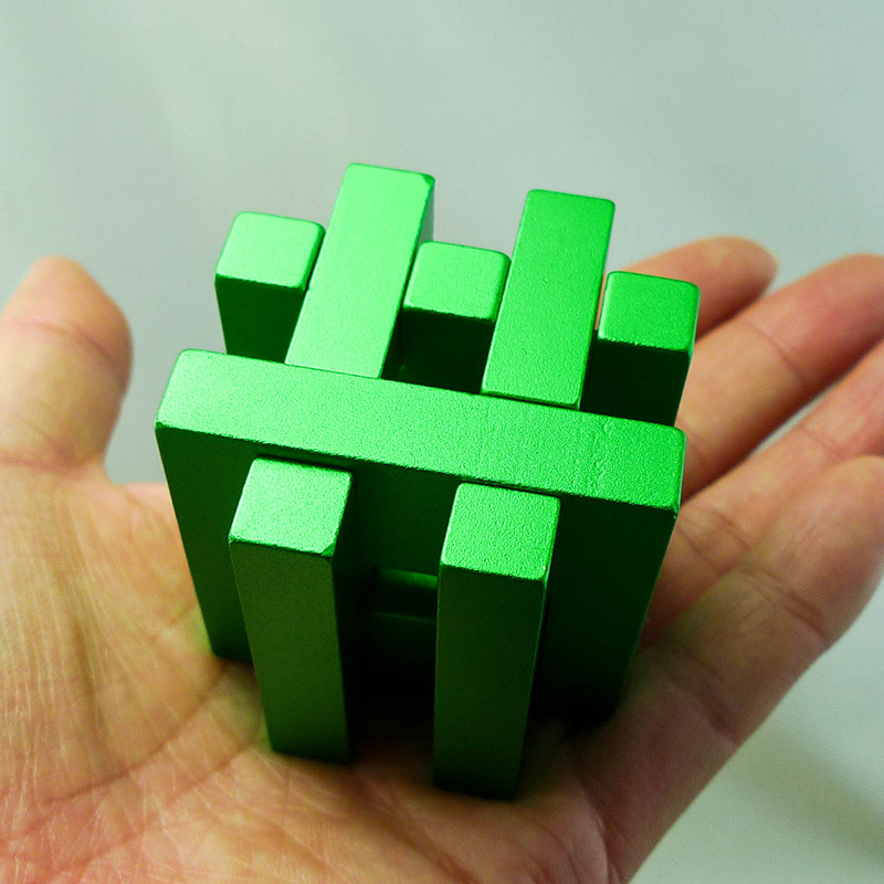 Kongming Lock / Luban Lock puzzle za razvoj inteligencije; legura; DIY s logom OEM; licencirana privatna oznaka; za uzrast 7–14 godina