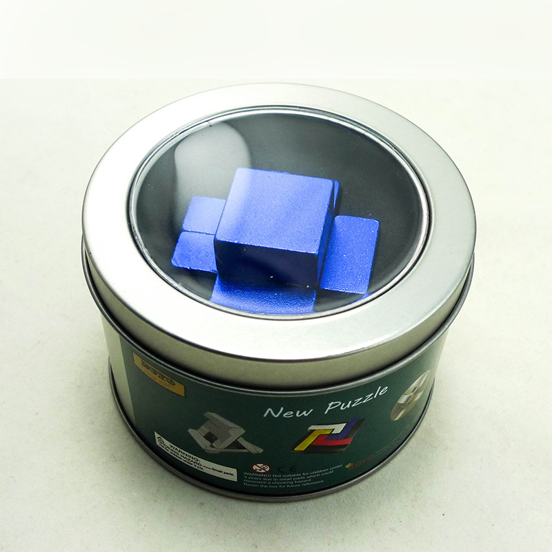 Kongming Lock / Luban Lock puzzle za razvoj inteligencije; legura; DIY s logom OEM; licencirana privatna oznaka; za uzrast 7–14 godina