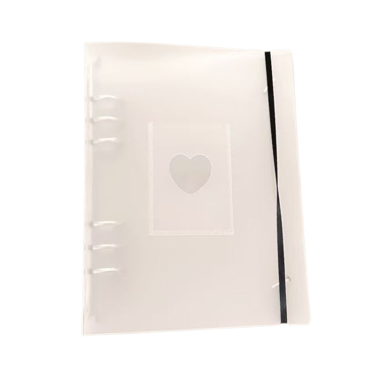 Polaroid fotoalbum, s slobodnim listovima, plastično kućište, kristalni dizajn.