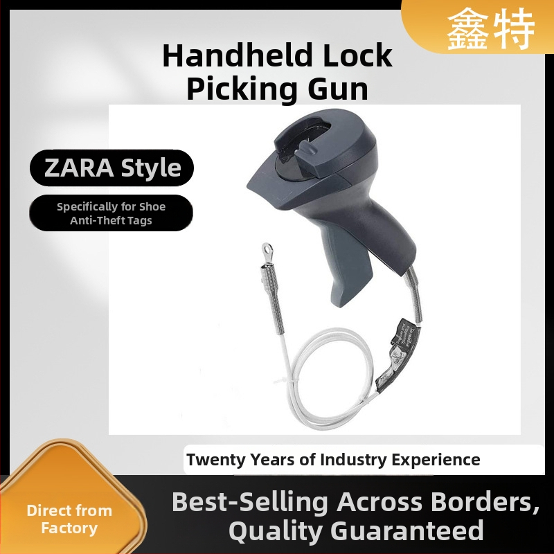 Ručný odblokovací pištol pre anti-theft štítky, ABS telo, značka Xinte SenterEAS, model Unlocking gun, vhodný pre obchody s odevmi, obuvou, hračkami a detskými potrebami