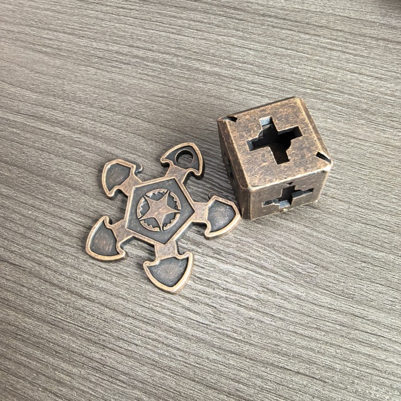 Prilagođeni metalni puzzle Luban lock (Kongming lock) – mentalna zagonetka i olakšanje stresa, za uzrast 15–35 godina, prilagodljivi uzorci dostupni