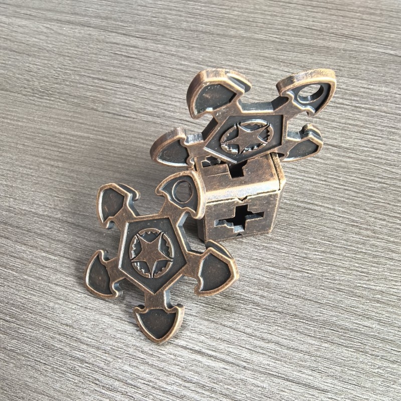 Prilagođeni metalni puzzle Luban lock (Kongming lock) – mentalna zagonetka i olakšanje stresa, za uzrast 15–35 godina, prilagodljivi uzorci dostupni