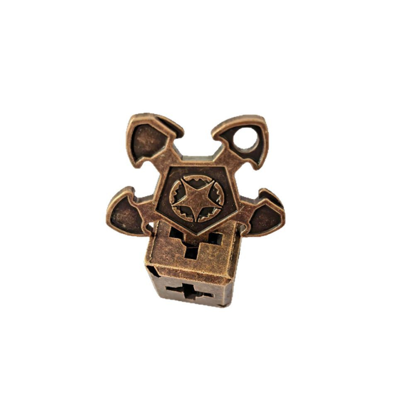 Prilagođeni metalni puzzle Luban lock (Kongming lock) – mentalna zagonetka i olakšanje stresa, za uzrast 15–35 godina, prilagodljivi uzorci dostupni