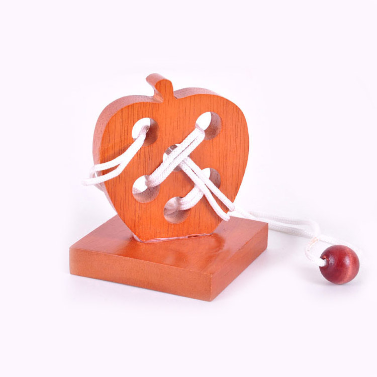Dreveni Kong Ming/Luban zagon puzzle za prostorno razmišljanje, DIY prilagodba