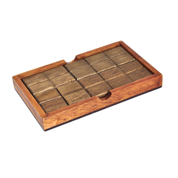 Klasični drveni puzzle za odrasle – Kong Ming/Luban Lock (drvo; vježba prostornog razmišljanja; podrijetlo: Yunhe, Zhejiang; DIY moguć)