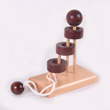 Puzzle za otključavanje - Drvena igračka za prostorno razmišljanje, DIY spremna, uzorak prilagođavanja, 7–14 godina (Materijal: Drvo; Funkcija: Prostorno razmišljanje; DIY: Da; Prilagodba uzorka)