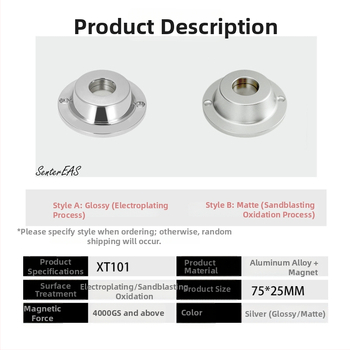 Odblokovač magnetických štítkov proti krádeži pre oblečenie v supermarkete — dvojmagnetický odblokovač, odstraňovač tvrdých štítkov, značka In the Wild