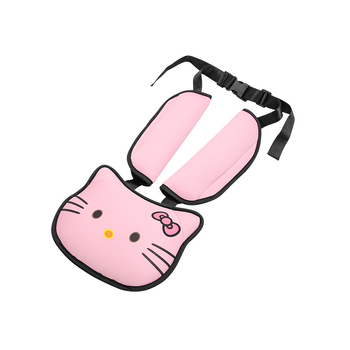 Baby kiss gyermek autóülés öv vállvédője Bird's eye anyagból, fej Silk floss-ból és vállpárnák foam pearl cottonból; testreszabható; hivatalos magánmárka.