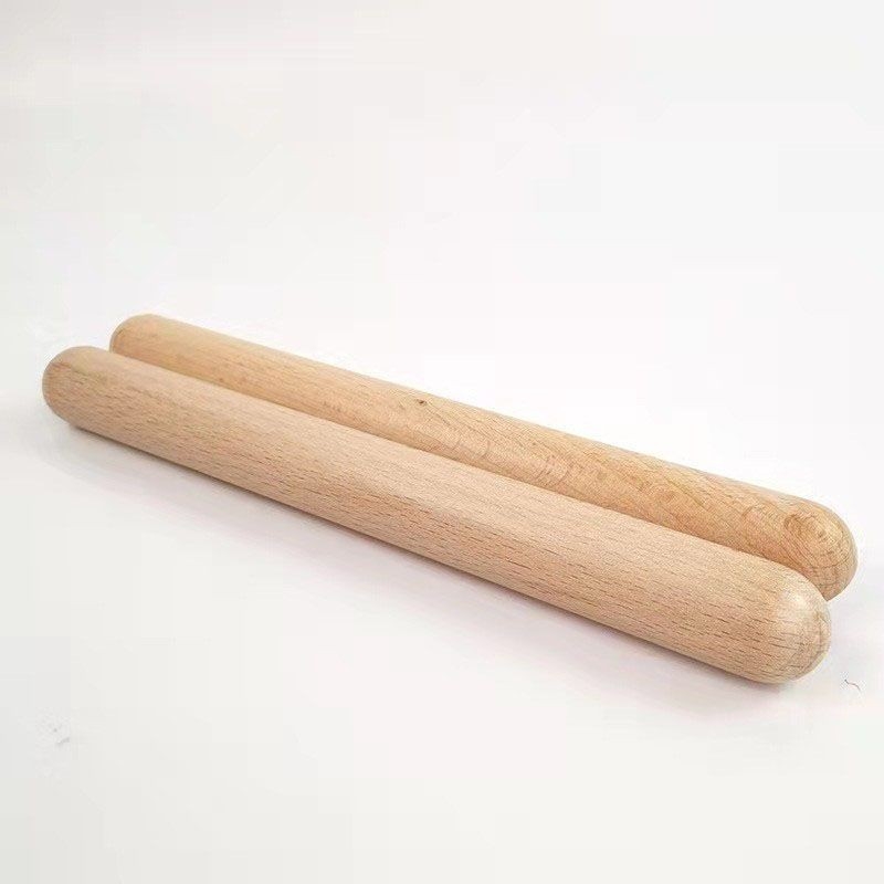 Drvena ritmička štapa za Orffov udarni instrument – Zapadni udarni instrument, pogodna za uzrast 7–14 godina, razvija hvatanje, sluh i interes.