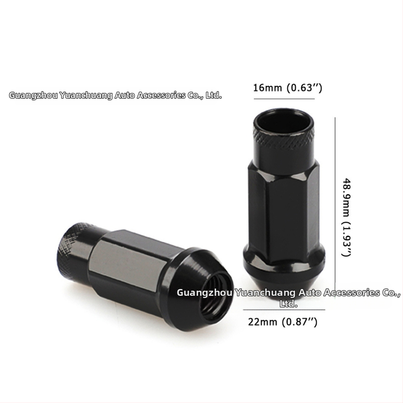 Čelična šesterokutna matica s prolaznom rupom