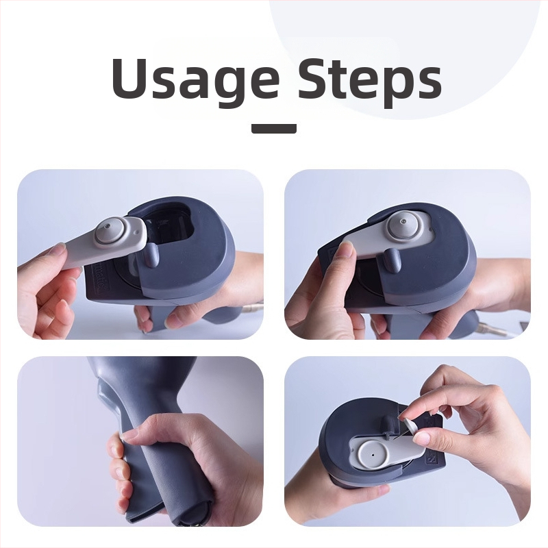 Ručný odblokovací pištol na bezpečnostné etikety – ABS puzdro, ABS+ magnetický povrch, vhodný pre supermarkety, obchody s odevmi a obuvou