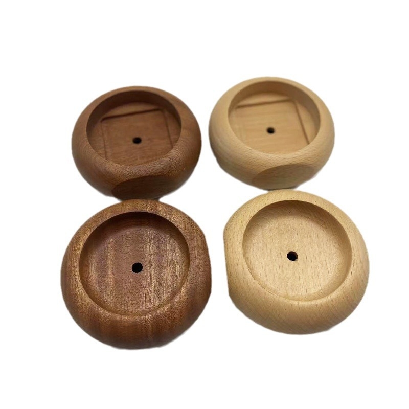 Fából készült alap elektromos ébresztőóra zenei dobozhoz, japán stílusú, testreszabható, otthoni dekoráció