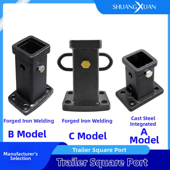 Vučni rameni s brzim spajanjem, kvadratni otvor, površinska sprejna obloga, lijevano čelično, kompatibilan s obiteljskim automobilom, modeli THR-01A/THR-02A/THR-03A/THR-03B
