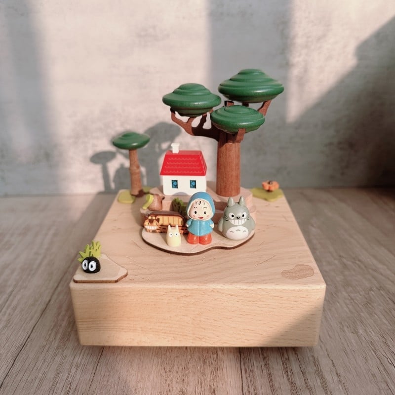 Muzik kutija od bukovog drva — moderni minimalistički dizajn, personalizirani poklon za vjenčanja, rođendane, diplome i uredske/događajne potrebe