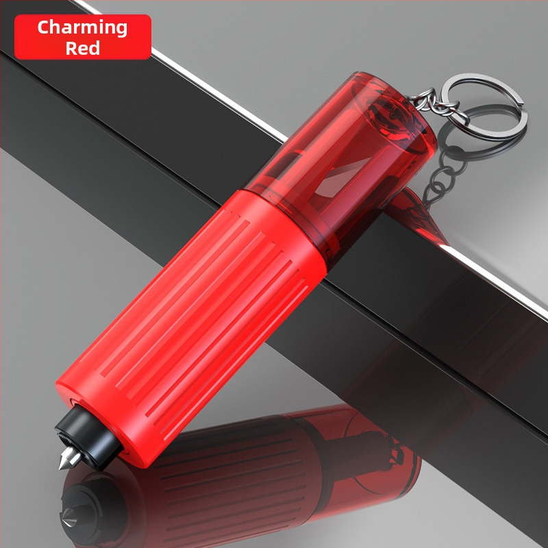 Rongshan Instrument pentru spargerea geamurilor auto, cioc de urgență multifuncțional pentru spart geamului, metal + PC, greutate ~100 g