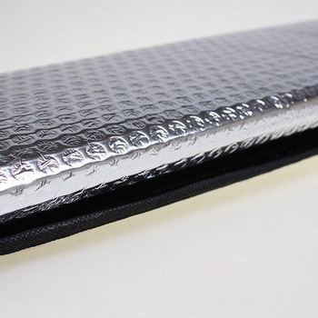 Prednja sunčana sjenila za automobil, univerzalna, od aluminijske folije, UV zaštita, montaža usisnom čašicom, minimalistički stil