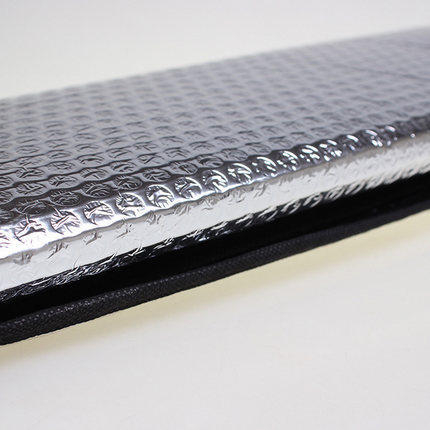 Prednja sunčana sjenila za automobil, univerzalna, od aluminijske folije, UV zaštita, montaža usisnom čašicom, minimalistički stil