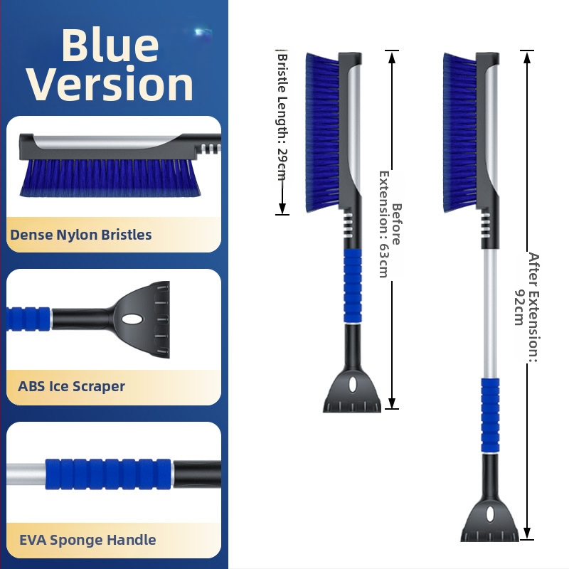 Shun Wei Viacúčelová snehová lopatka na auto – Rozťahovacia, na odstraňovanie ľadu a snehu