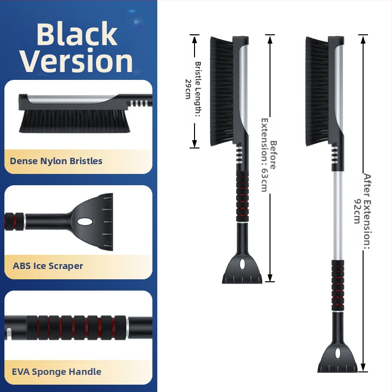 Shun Wei Viacúčelová snehová lopatka na auto – Rozťahovacia, na odstraňovanie ľadu a snehu