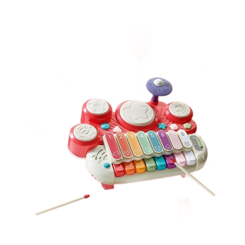 Babycare nyolc tónusú zongorajáték babáknak, ABS anyag, 0–3 éves korosztály