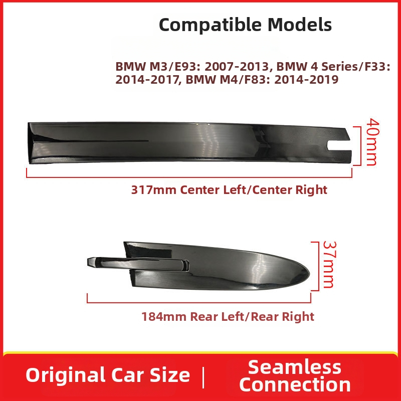 Pamio BMW M3/M4 4 Series Cabriolet Klipsa poklopca šarke krova - Plastika